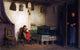 Albert Anker An Interior With Mother and Children Wall Decal