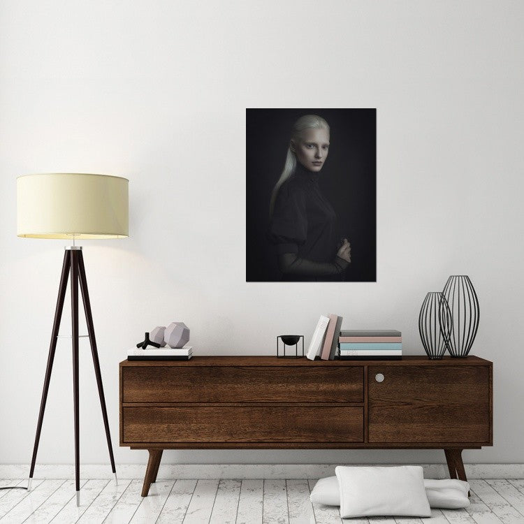 "Pale Portrait" Stretched Canvas Giclee by Yuri Shevchenko, 30x40"