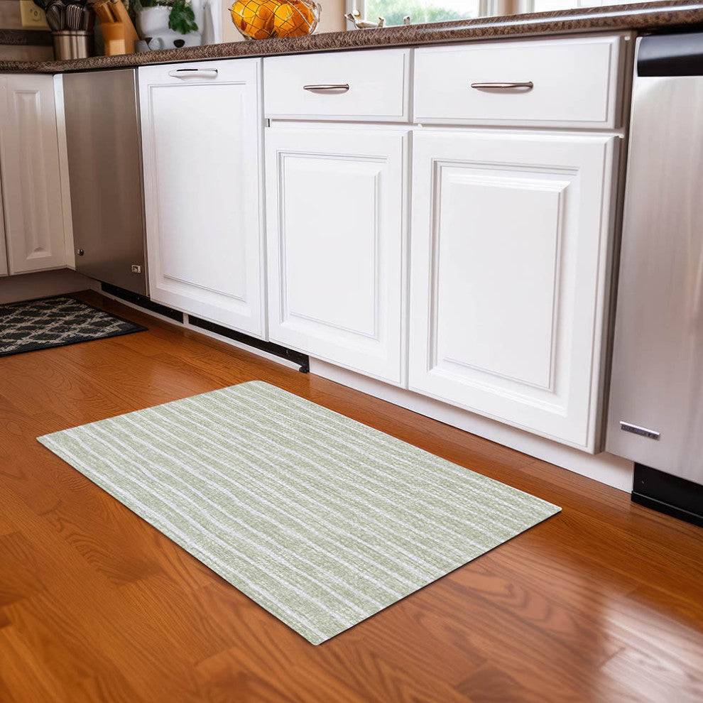 Indoor/Outdoor Laidley LA1 Mist Machine Washable 1'8" x 2'6" Rug