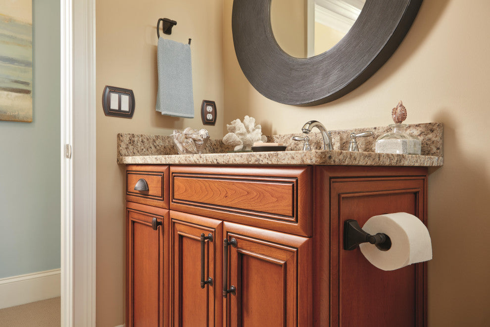 Sea Grass 3" 76 mm Center-to-Center Oil-Rubbed Bronze Cabinet Cup Pull