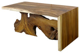 Natural Sugar Wood Teak Root Coffee Table Rectangular