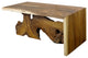 Natural Sugar Wood Teak Root Coffee Table Rectangular