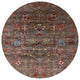 Ahgly Company Indoor Round Mid-Century Modern Area Rugs, 7' Round