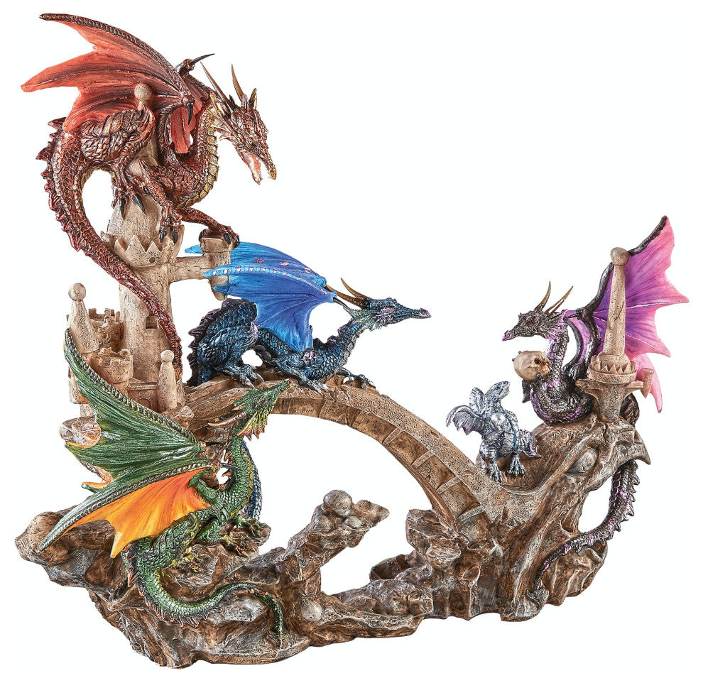 Combat of Valhalla Dragon Statue