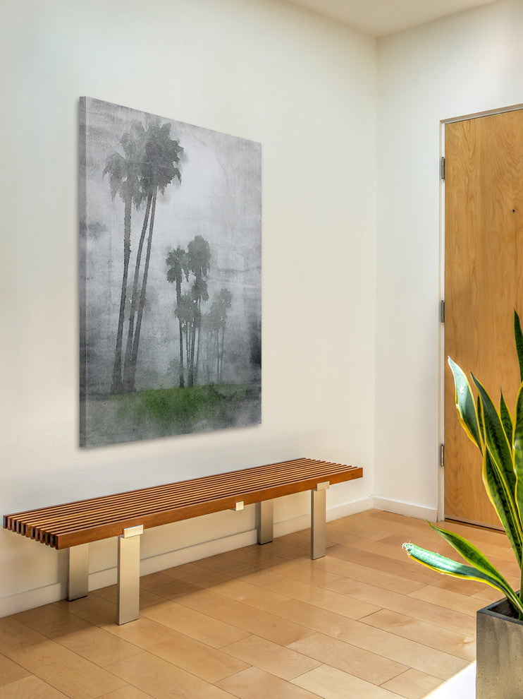 "A Foggy Morning" Painting Print on Wrapped Canvas, 40x60