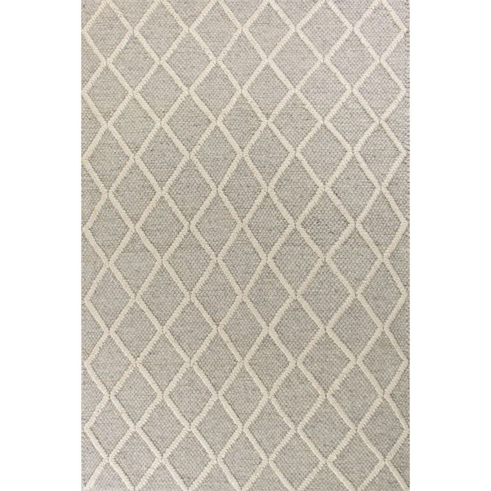 KAS Cortico 6161 Gray Diamonds Area Rug, 8'x10'