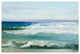 "Azure Ocean" Digital Paper Print by Julia Purinton, 38"x26"