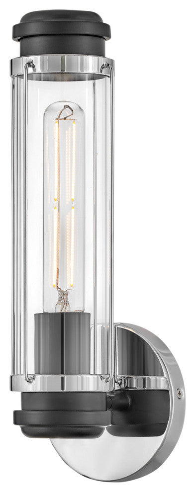 Hinkley Masthead Medium Single Light Vanity, Chrome