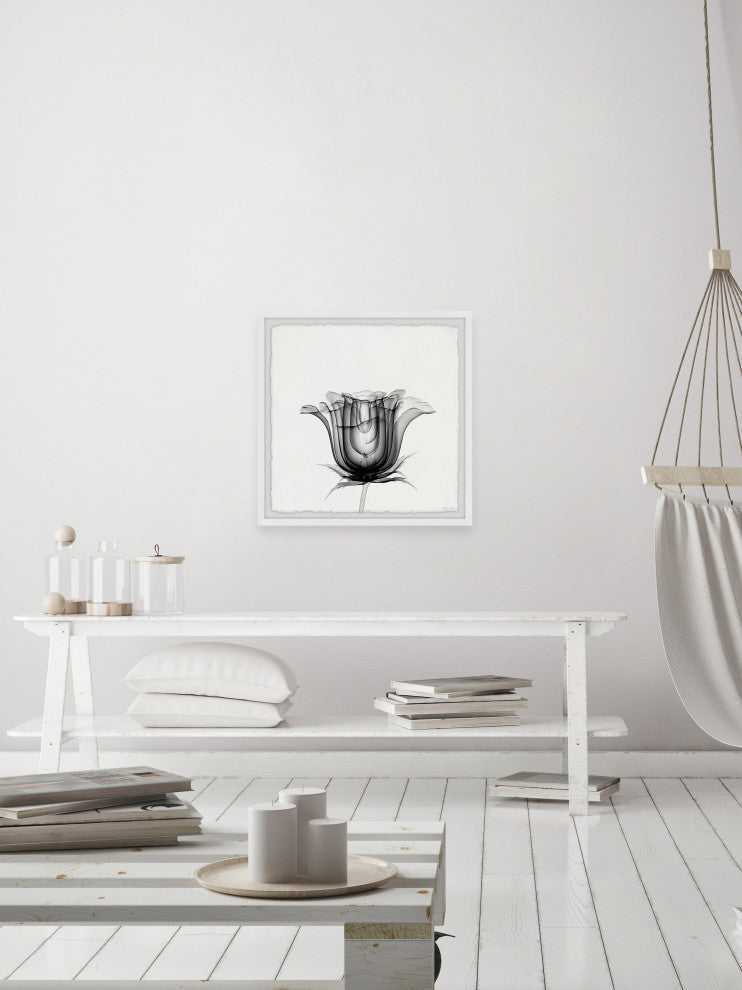 "Exquisite Tulip" Framed Painting Print, 12x12
