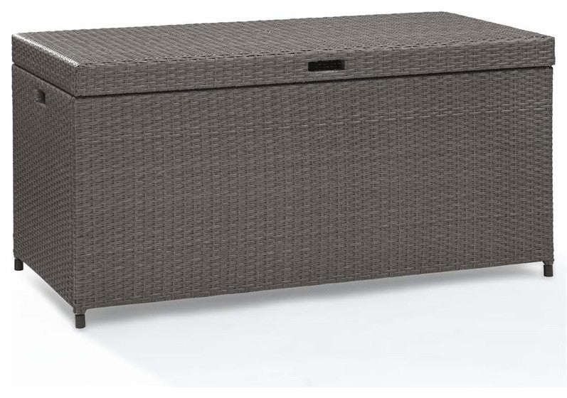 Palm Harbor Outdoor Wicker Storage Bin