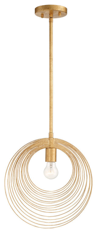 Doral 1 Light Renaissance Gold Pendant