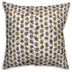 Purple Fruit Pattern Outdoor Throw Pillow, 16"x16"