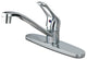 Kingston Brass Single-Handle Kitchen Faucet, Polished Chrome