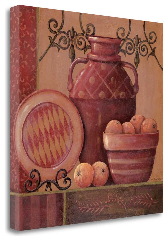 "Orange Spice" By Jo Moulton, Giclee Print on Gallery Wrap Canvas, Ready to Hang