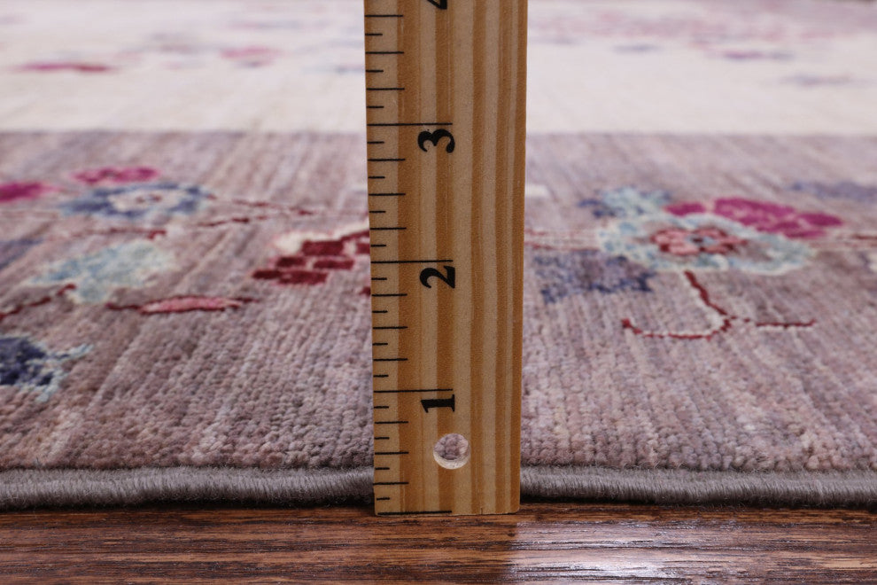 9' 0" X 11' 10" William Morris Handmade Wool Rug Q9436