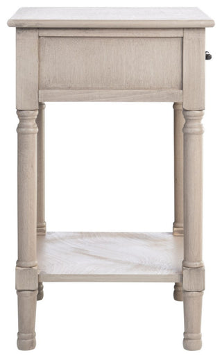 Safavieh Peyton 1 Drawer Accent Table, Greige