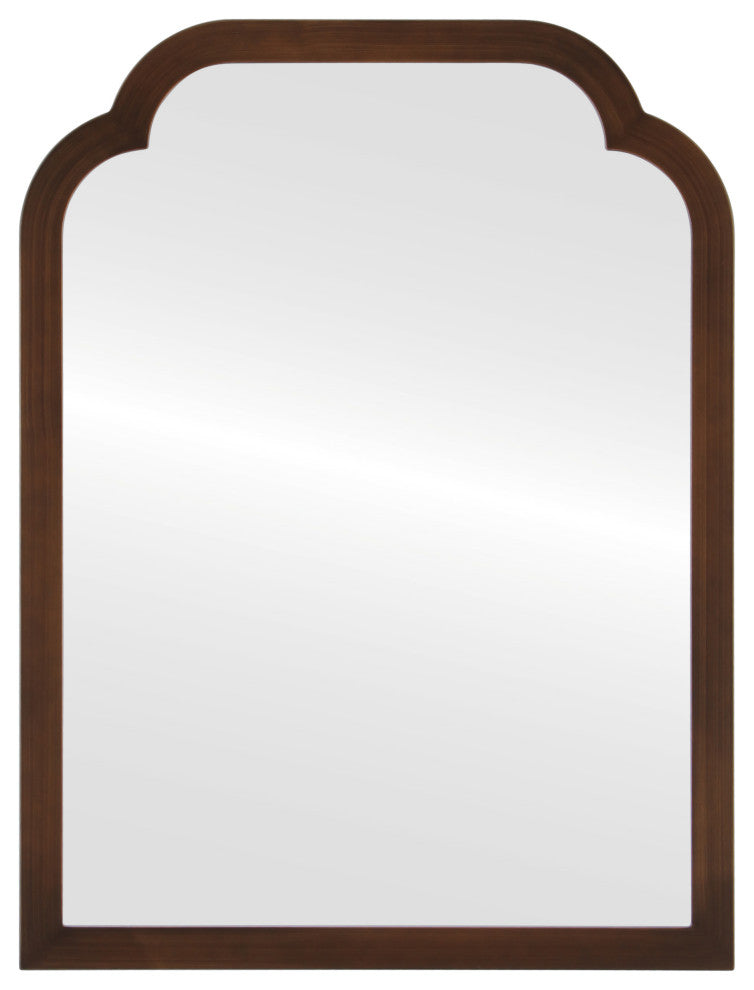 Verdon Framed Vanity Mirror, Clover Cathedral, 24.4"x32.4", Sunset Gold