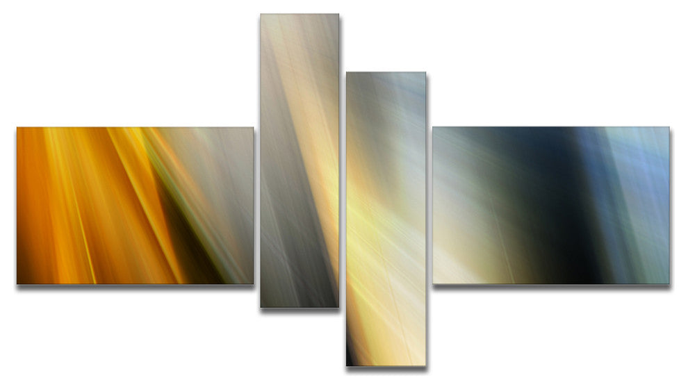 Rays of Speed Vertical, Abstract Canvas art print, 60"x32", 4 panels