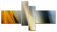 Rays of Speed Vertical, Abstract Canvas art print, 60"x32", 4 panels