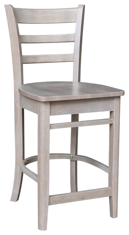 36" x 36" Counter Height Table with 2 Emily Counter Height Stools - 3 Piece Set