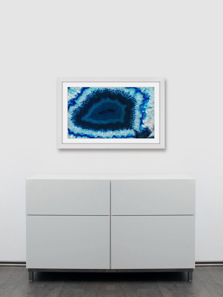 "Blue Anger" Framed Art Print