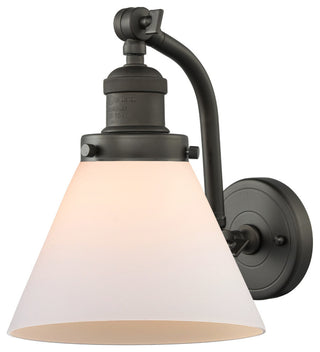 Innovations Large Cone 1-Light Dimmable LED Sconce, Oiled Rubbed Bronze