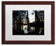 Nicole Dietz 'Sunset Through The Trees' Matted Art, Wood Frame, White, 20x16