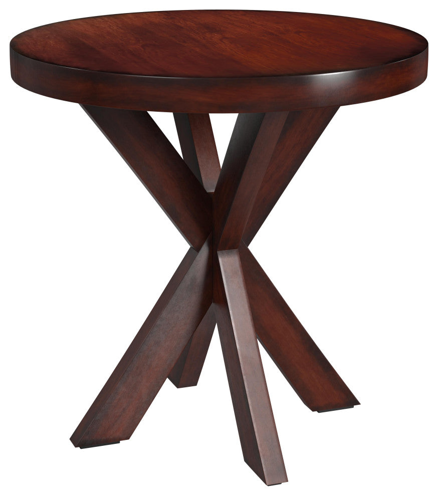 Loft Accent Table, Praline, Cherry Brown