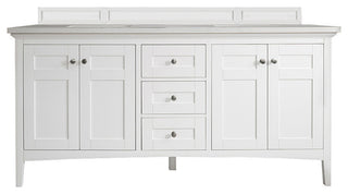 James Martin Palisades 72" Double Vanity, Without Top