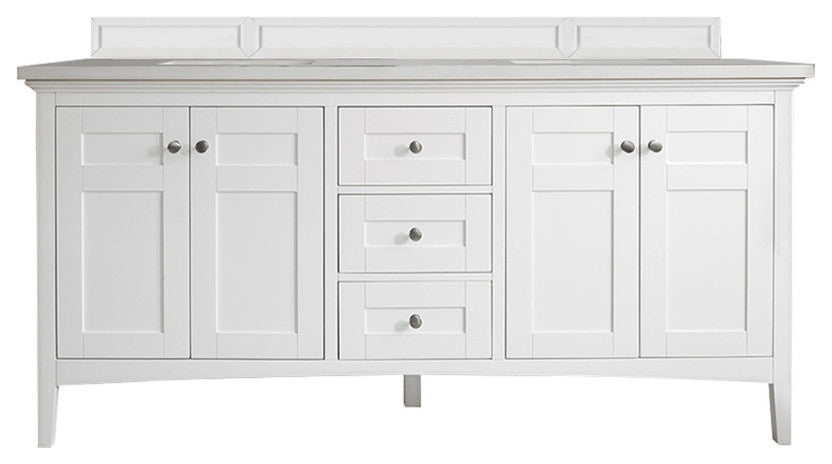 James Martin Palisades 72" Double Vanity, Without Top