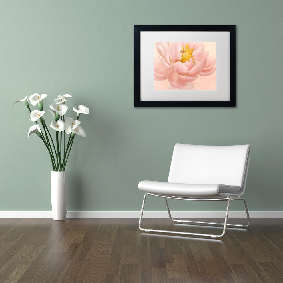Cora Niele ''Pink Peony'' Matted Framed Art