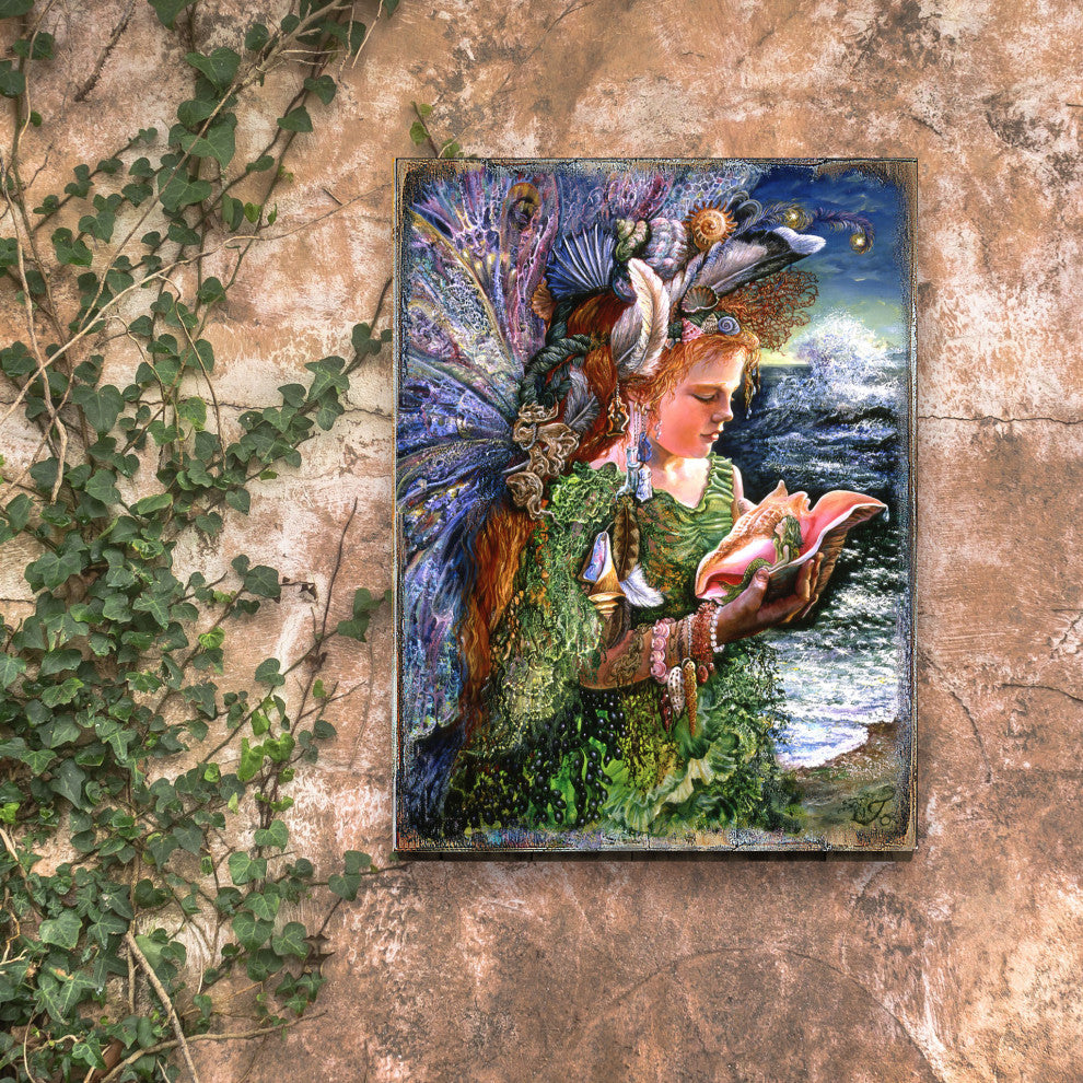 Beachcomber Fairy Wall and Table Top Wooden Decor, 48x36