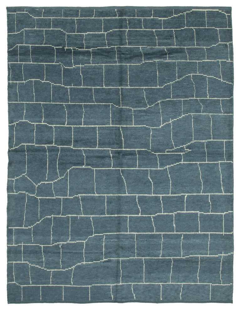 Rug N Carpet - Handmade Decorative 7' 9'' x 9' 11'' Moroccan Area Rug