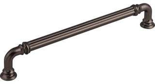 Top Knobs TK324 Reeded 7 Inch Center to Center Handle Cabinet - Brushed Satin