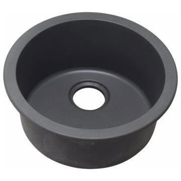 Elkay 18 1/8" One Bowl Drop In/Undermount Granite Kitchen Sink, ELG16FBGY0