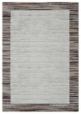Machine Woven Heatset Polypropylene Area Rug Contemporary Ivory Beige, [Rectangle] 5'x8'