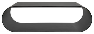 Hera Coffee Table, Black Metal