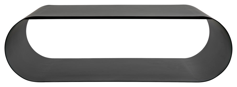 Hera Coffee Table, Black Metal