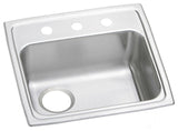 PSRADQ191955L3 Celebrity Stainless Steel 19-1/2" x 19" Drop-in ADA Sink, 3 Holes