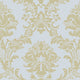 Silk Impressions 2, Contemporary Floral Light Blue, Beige Wallpaper Roll