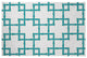 Bamboo Spring Chenille Rug, Explorer Blue, 4'x6'