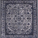 Ahgly Company Indoor Square Mid-Century Modern Area Rugs, 4' Square