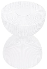 Nicholas Hourglass Iron Side Table by Butler