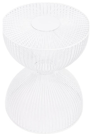 Nicholas Hourglass Iron Side Table by Butler