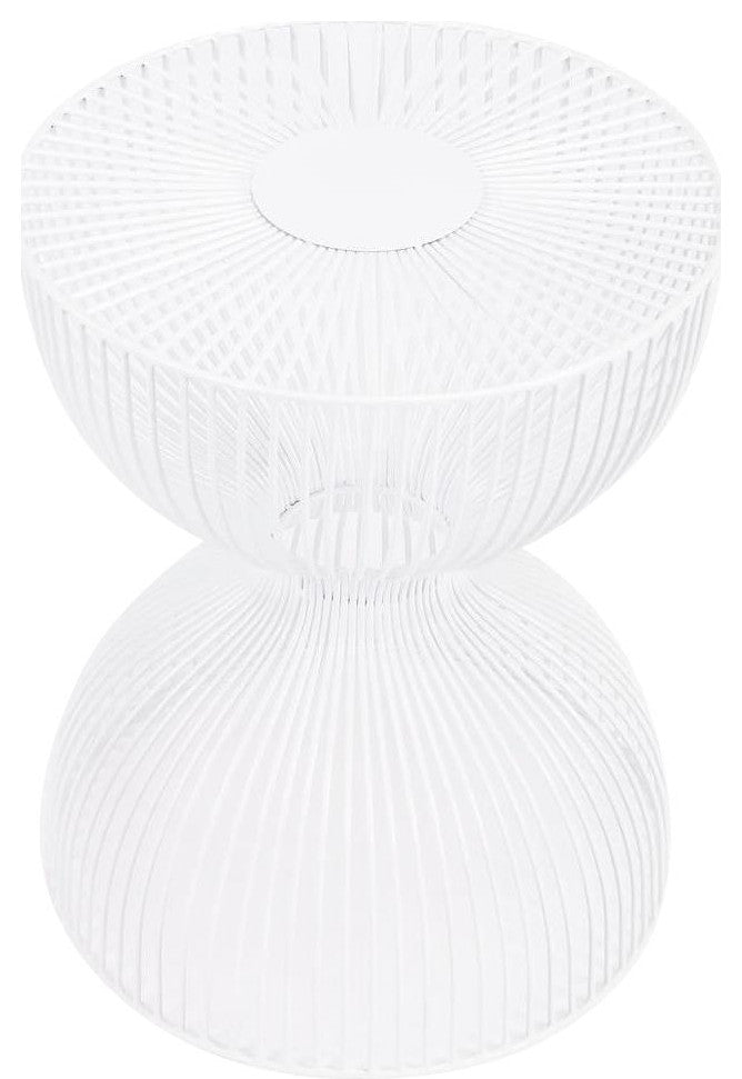 Nicholas Hourglass Iron Side Table by Butler