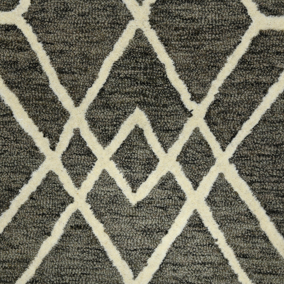 Vista Duncan Area Rug, Taupe, 9' x 13', Geometric