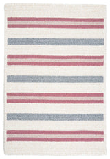 Colonial Mills Allure AL79 Mauveberry Stripes Area Rug, Square 8'x8'