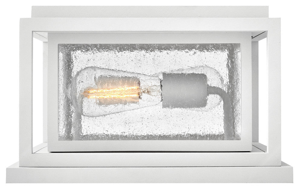 Hinkley Republic Small Pier Mount Lantern, Textured White