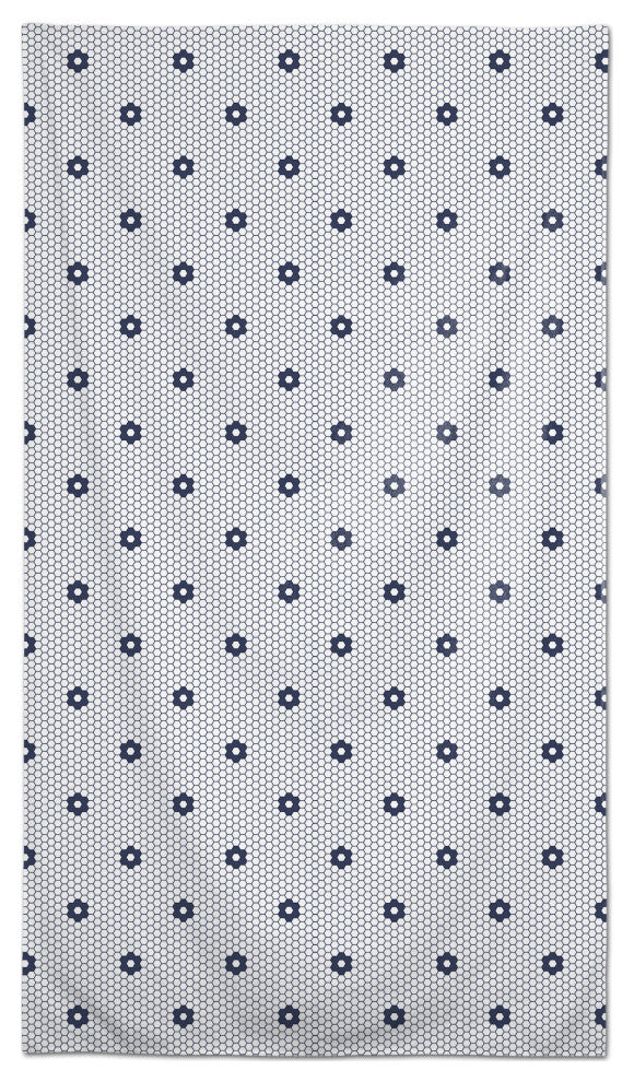 Floral Tile Pattern 58x102 Tablecloth