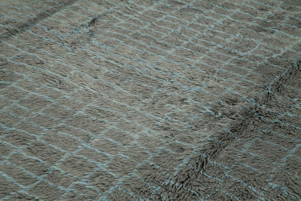 Rug N Carpet - Handmade Unique 10' 9'' x 13' 9'' Moroccan Area Rug